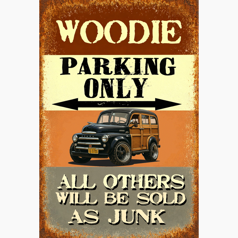 DG3791 (CA) Sign - Woodie Parking Only II