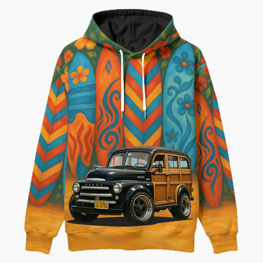 DG3791 (CA) Woodie Hoodie - Surfboard
