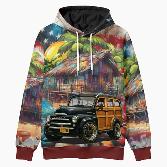 DG3791 (CA) Woodie Hoodie - Patriotic