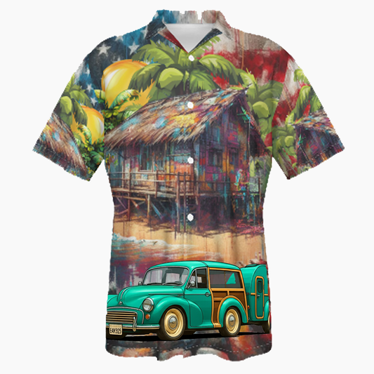 EAK925 (CA) Hawaiian Shirt - Patriotic