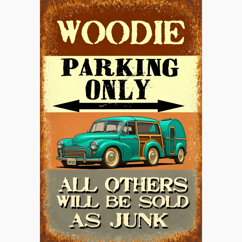 EAK925 (CA) Sign - Woodie Parking Only II