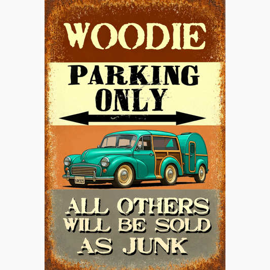 EAK925 (CA) Sign - Woodie Parking Only II