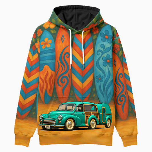 EAK925 (CA) Woodie Hoodie - Surfboard