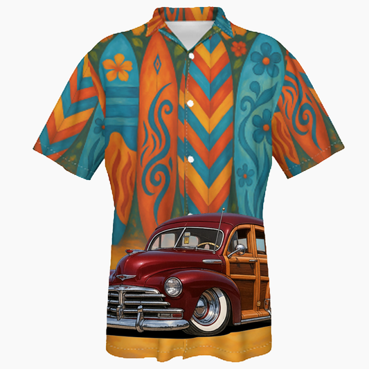 EASTBAY (CA) Hawaiian Shirt - Surfboard