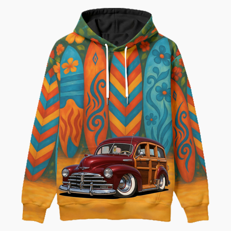 EASTBAY (CA) Woodie Hoodie - Surfboard