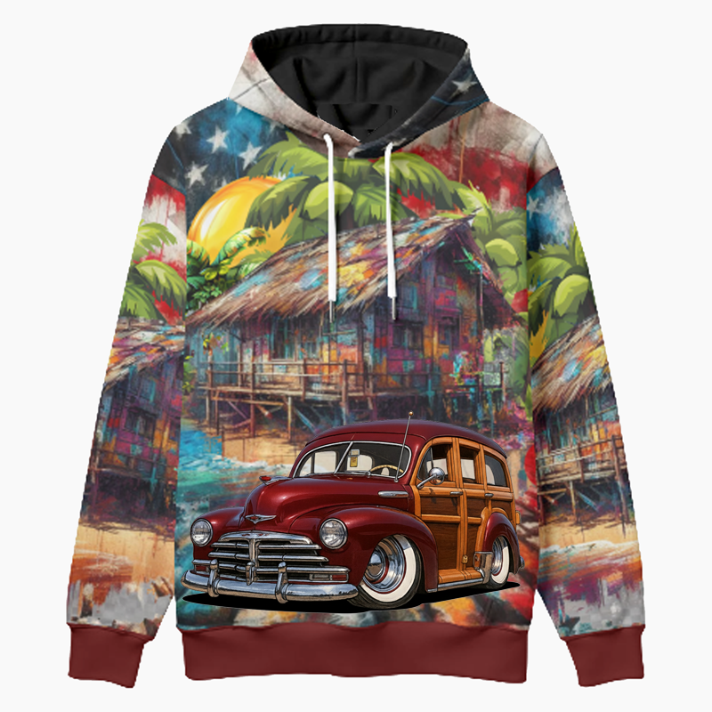 EASTBAY (CA) Woodie Hoodie - Patriotic