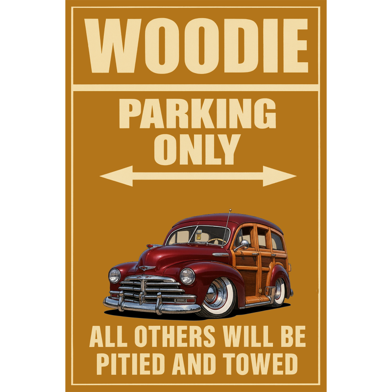 EASTBAY (CA) Sign - Woodie Parking Only