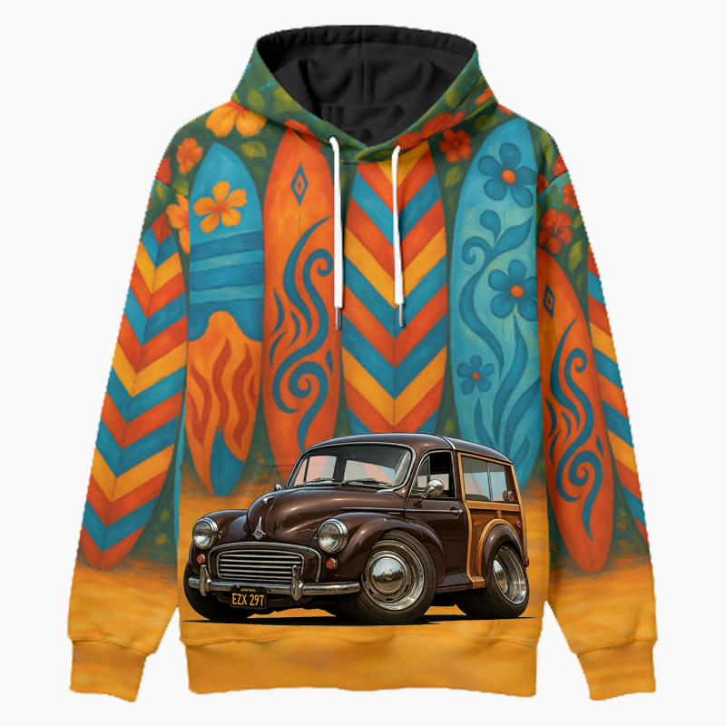 EZX297 (CA) Woodie Hoodie - Surfboard