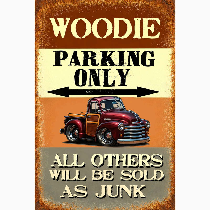 F21198 (CA) Sign - Woodie Parking Only II
