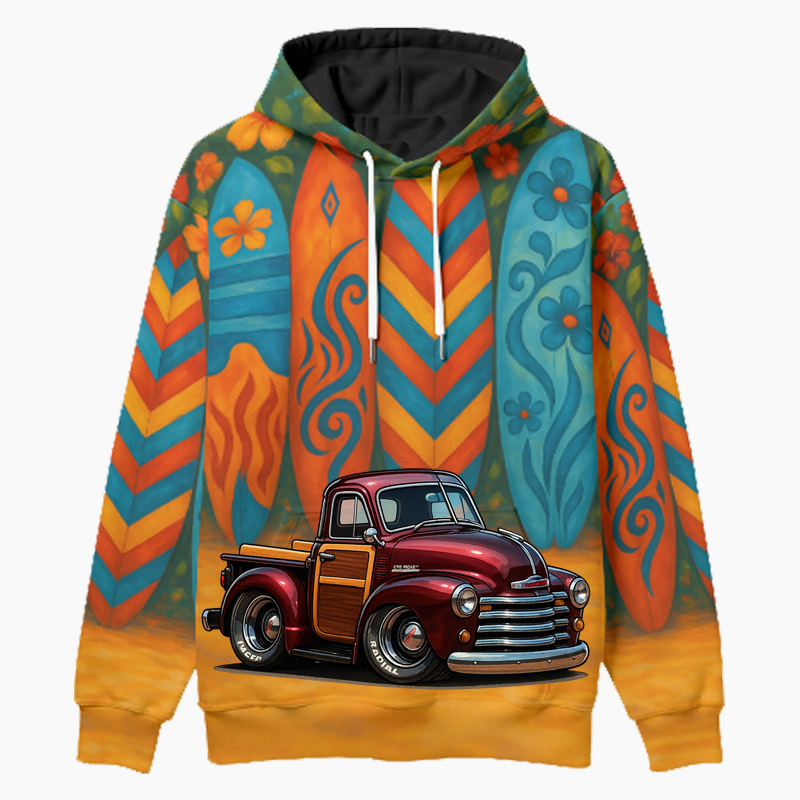 F21198 (CA) Woodie Hoodie - Surfboard