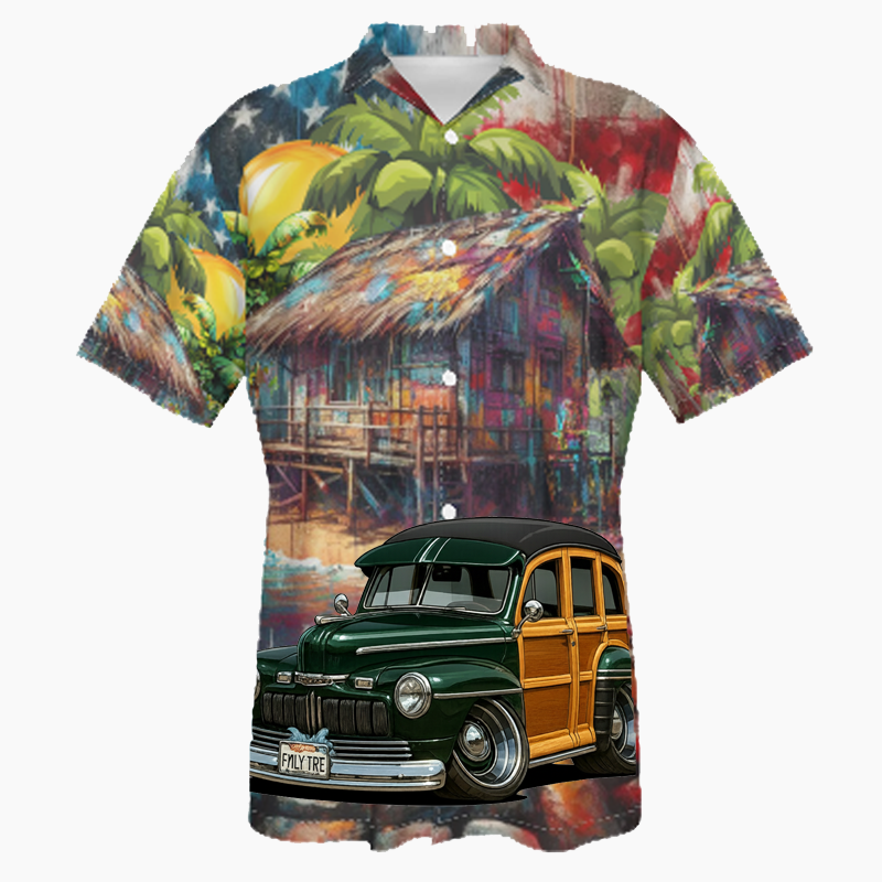 FMLYTRE (CA) Hawaiian Shirt - Patriotic