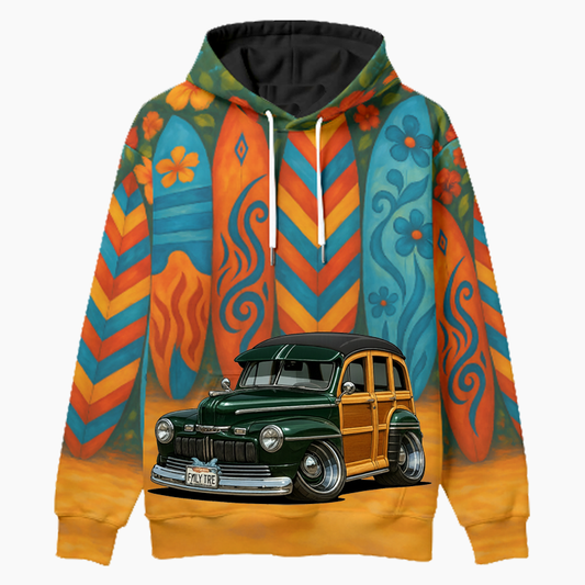 FMLYTRE (CA) Woodie Hoodie - Surfboard
