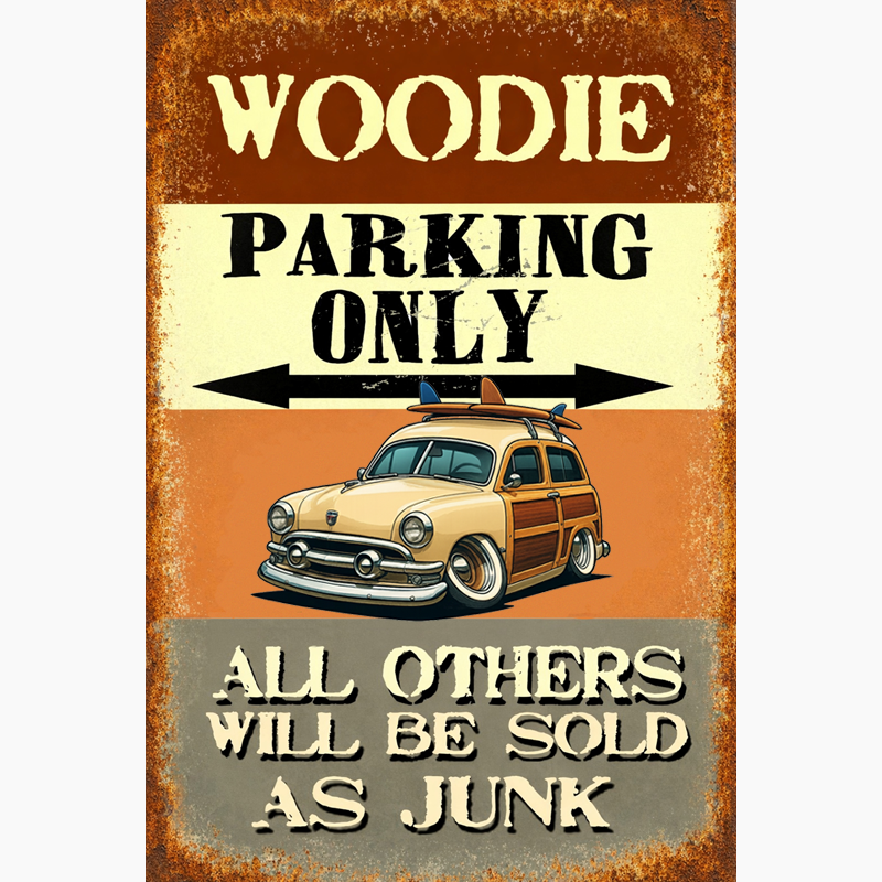 FWOOD51 (CA) Sign - Woodie Parking Only II