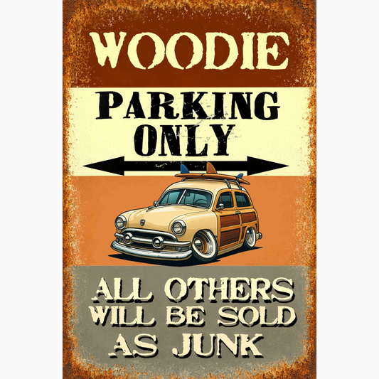 FWOOD51 (CA) Sign - Woodie Parking Only II