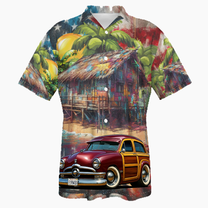 FYRWOD (CA) Hawaiian Shirt - Patriotic