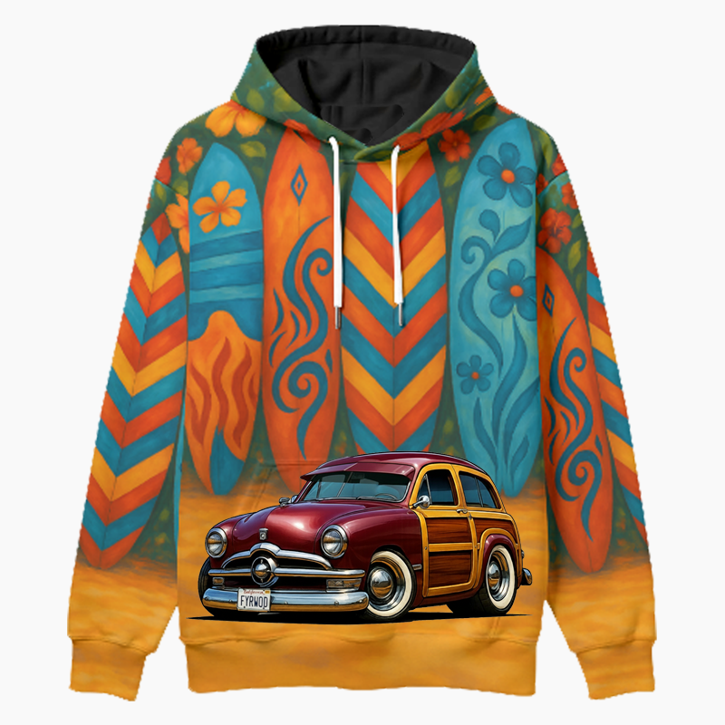 FYRWOD (CA) Woodie Hoodie - Surfboard