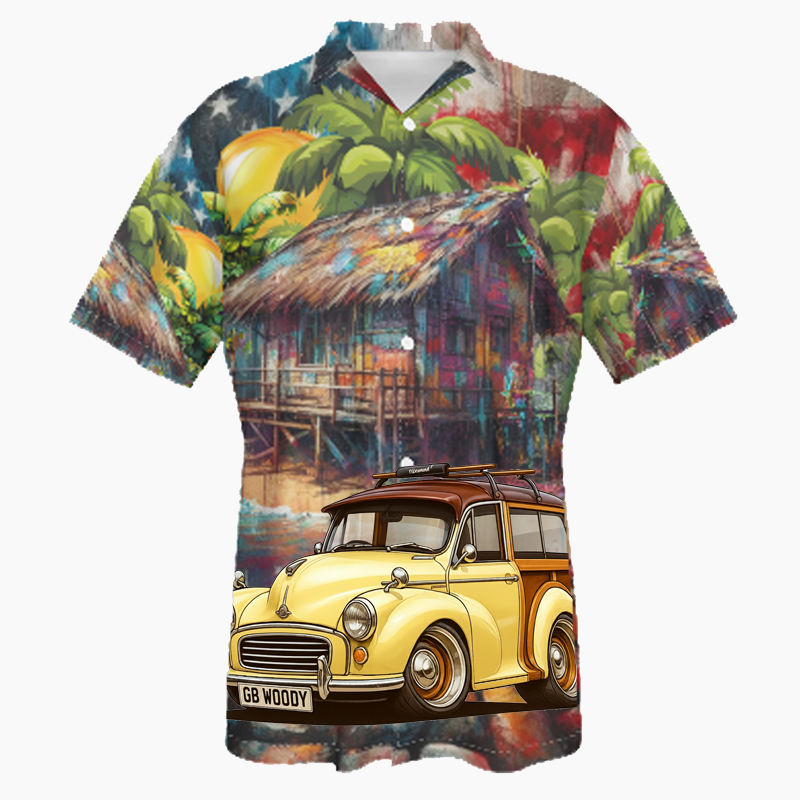 GBWoody (UK) Hawaiian Shirt - Patriotic