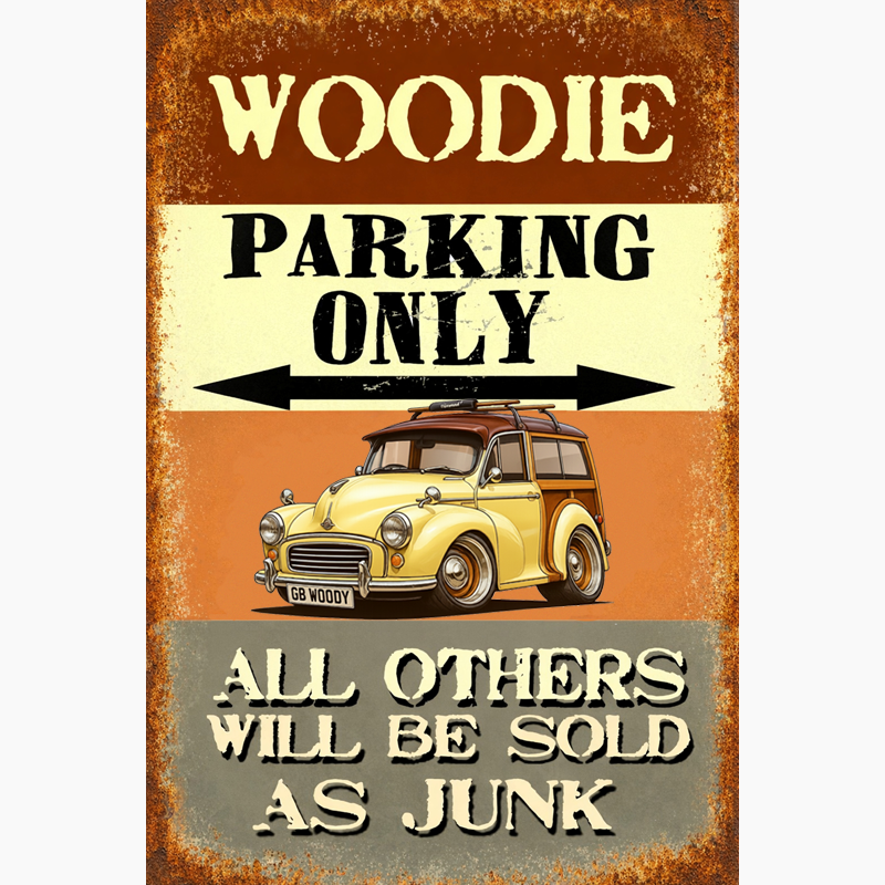 GBWoody (UK) Sign - Woodie Parking Only II