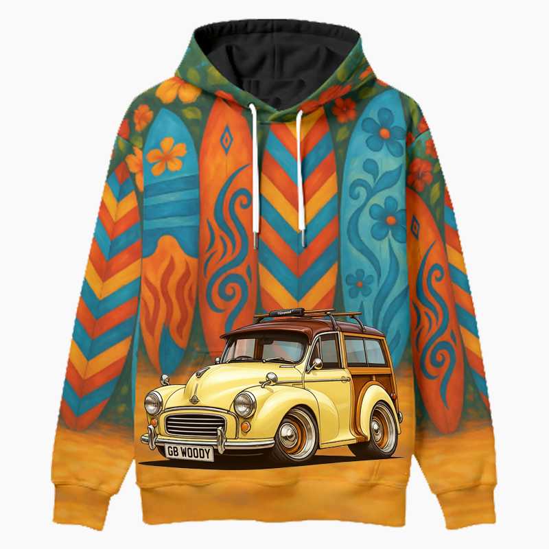 GBWoody (UK) Woodie Hoodie - Surfboard