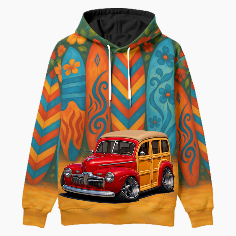 GOTWUD (CA) Woodie Hoodie - Surfboard