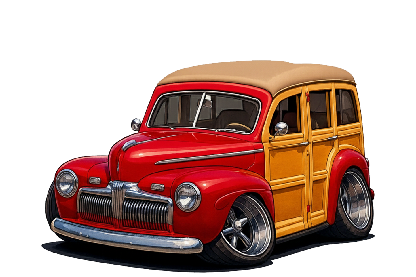 GOTWUD (CA) T-Shirt - Tropical Woodie