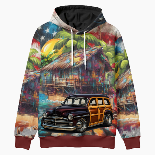GRMPSUV (CA) Woodie Hoodie - Patriotic