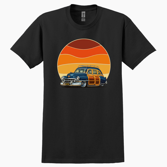 GWB038 (CA) T-Shirt - Woodie Sunrise