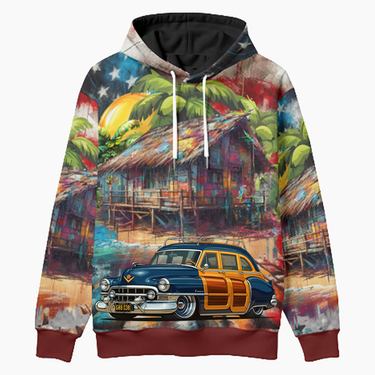 GWB038 (CA) Woodie Hoodie - Patriotic