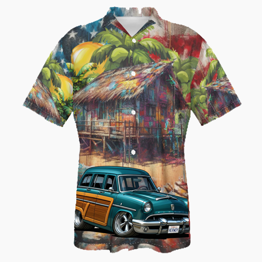 HERWDY (CA) Hawaiian Shirt - Patriotic