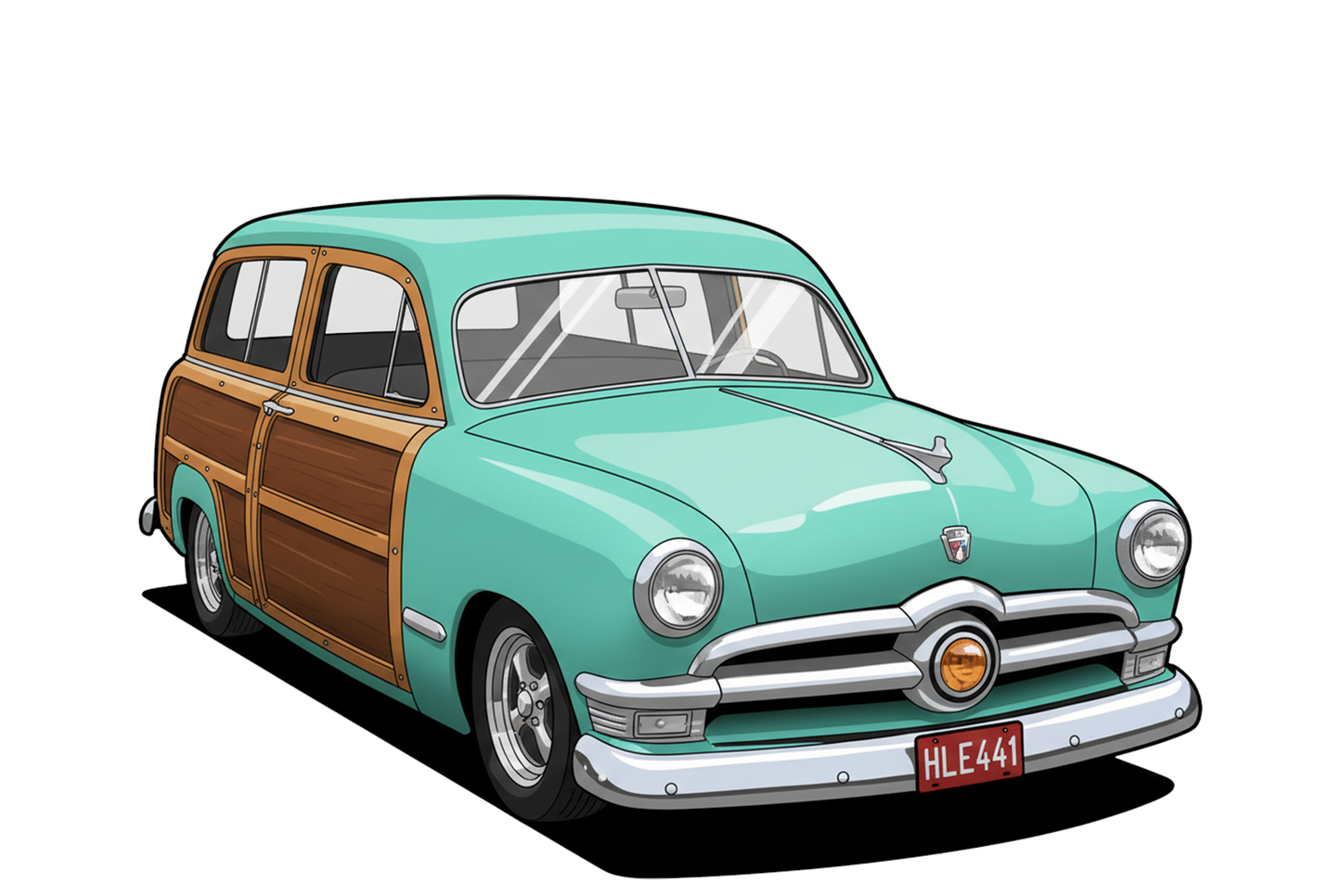 HLE441 (CU) T-Shirt - Woodie Sunrise