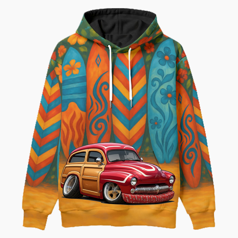HTRDWDY (CA) Woodie Hoodie - Surfboard