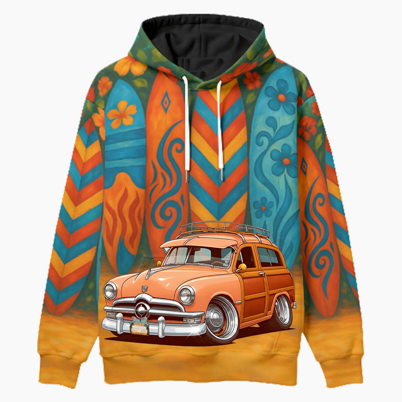 HV1950 (CA) Woodie Hoodie - Surfboard