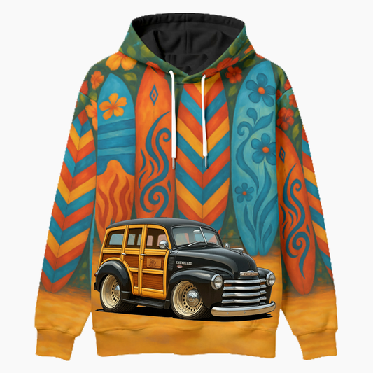 HV297T (CA) Woodie Hoodie - Surfboard