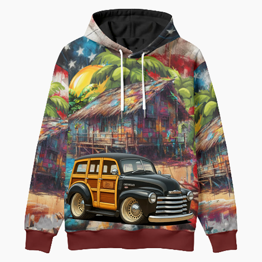 HV297T (CA) Woodie Hoodie - Patriotic
