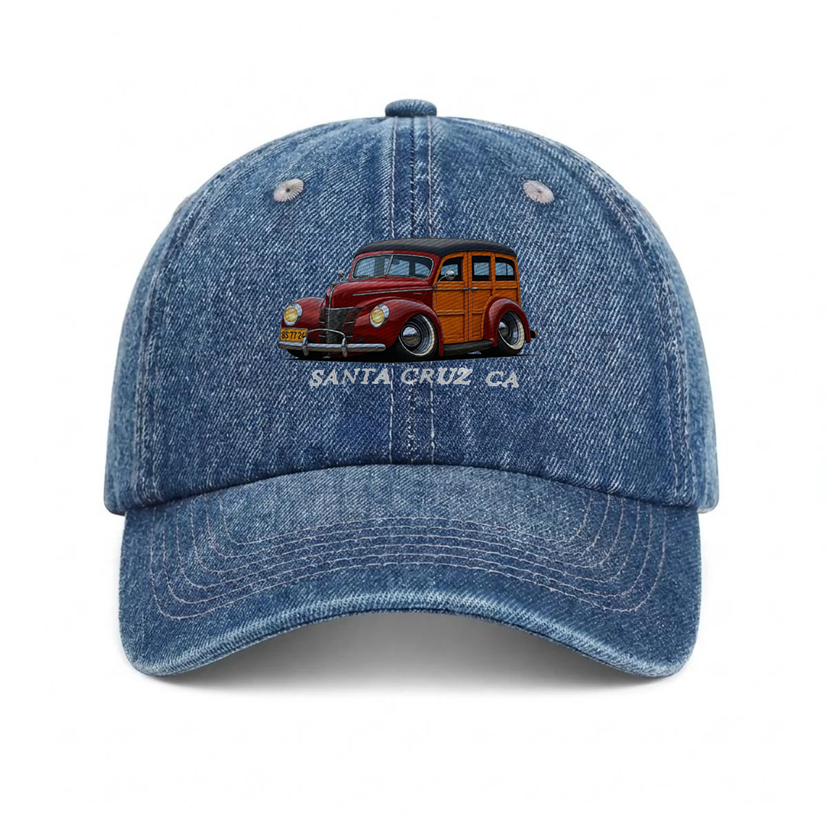 8S7724 (CA) Embroidered Baseball Cap