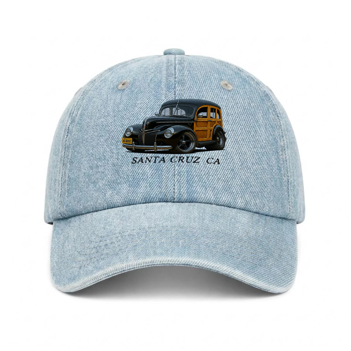 40WOODI (CA) Embroidered Baseball Cap
