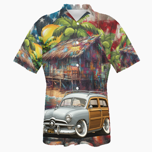 IBP043 (CA) Hawaiian Shirt - Patriotic