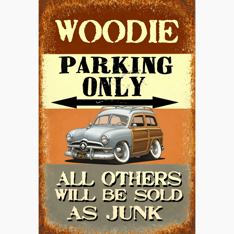 IBP043 (CA) Sign - Woodie Parking Only II