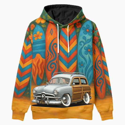 IBP043 (CA) Woodie Hoodie - Surfboard