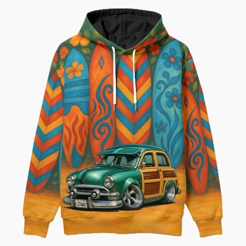 IGTAWDY (CA) Woodie Hoodie - Surfboard