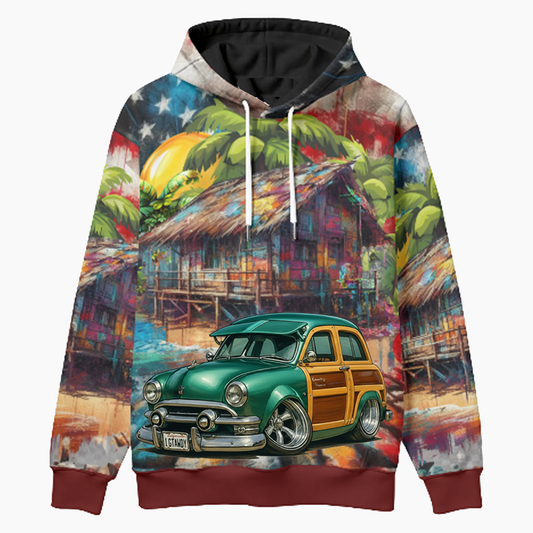 IGTAWDY (CA) Woodie Hoodie - Patriotic