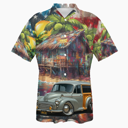 IKN232 (CA) Hawaiian Shirt - Patriotic