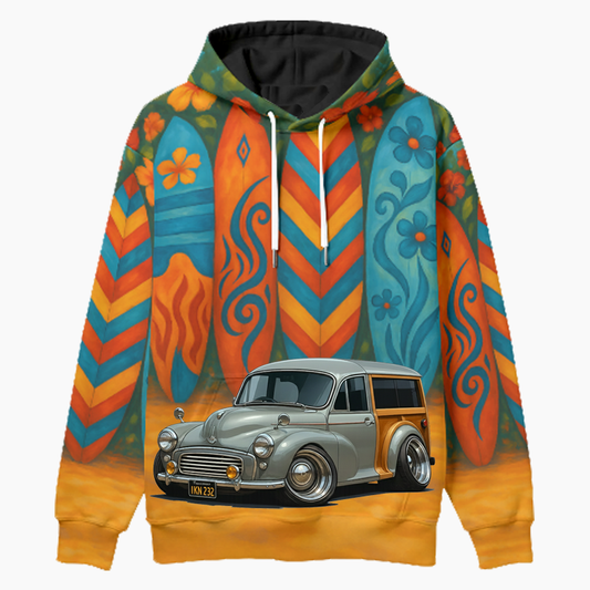 IKN232 (CA) Woodie Hoodie - Surfboard
