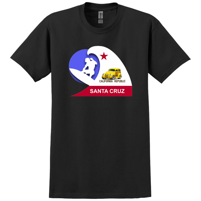 IRONWD (CA) T-Shirt WoW Santa Cruz California Surfer