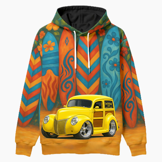 IRONWD (CA) Woodie Hoodie - Surfboard