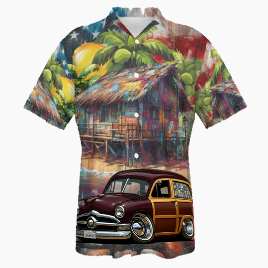 JAGWOOD (CA) Hawaiian Shirt - Patriotic