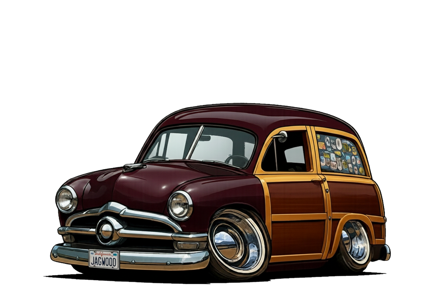 JAGWOOD (CA) T-Shirt - Tropical Woodie