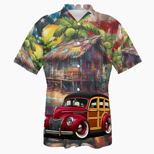 JIMZ39 (CA) Hawaiian Shirt - Patriotic