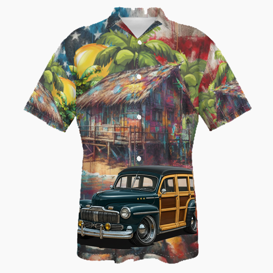 KLWOODY (CA) Hawaiian Shirt - Patriotic