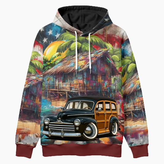KNOTY47 (CA) Woodie Hoodie - Patriotic